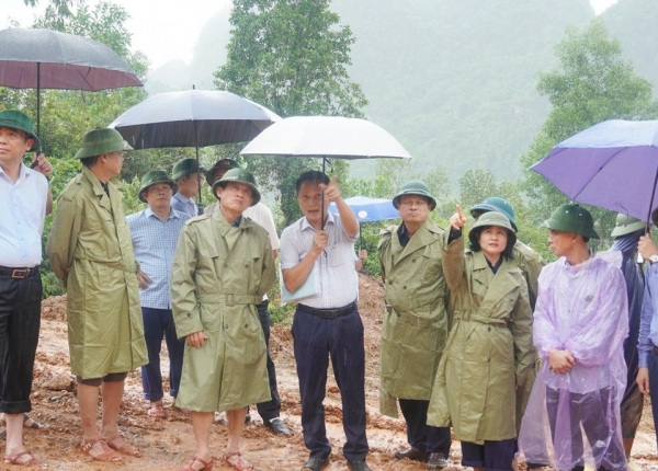 Quảng Trị: Kiểm tra Dự án xử lý khẩn cấp khu vực nguy cơ cao sạt lở tại đồi Phòng Không
