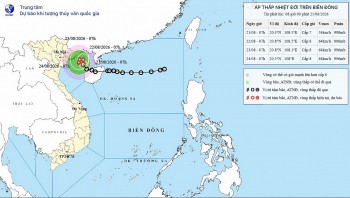 Áp thấp nhiệt đới trên Vịnh Bắc Bộ có khả năng mạnh lên thành bão
