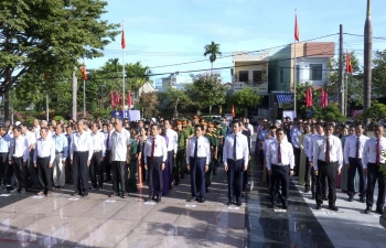Đà Nẵng: Trang nghiêm lễ dâng hoa, dâng hương kỷ niệm 120 năm Phủ lỵ Tam Kỳ