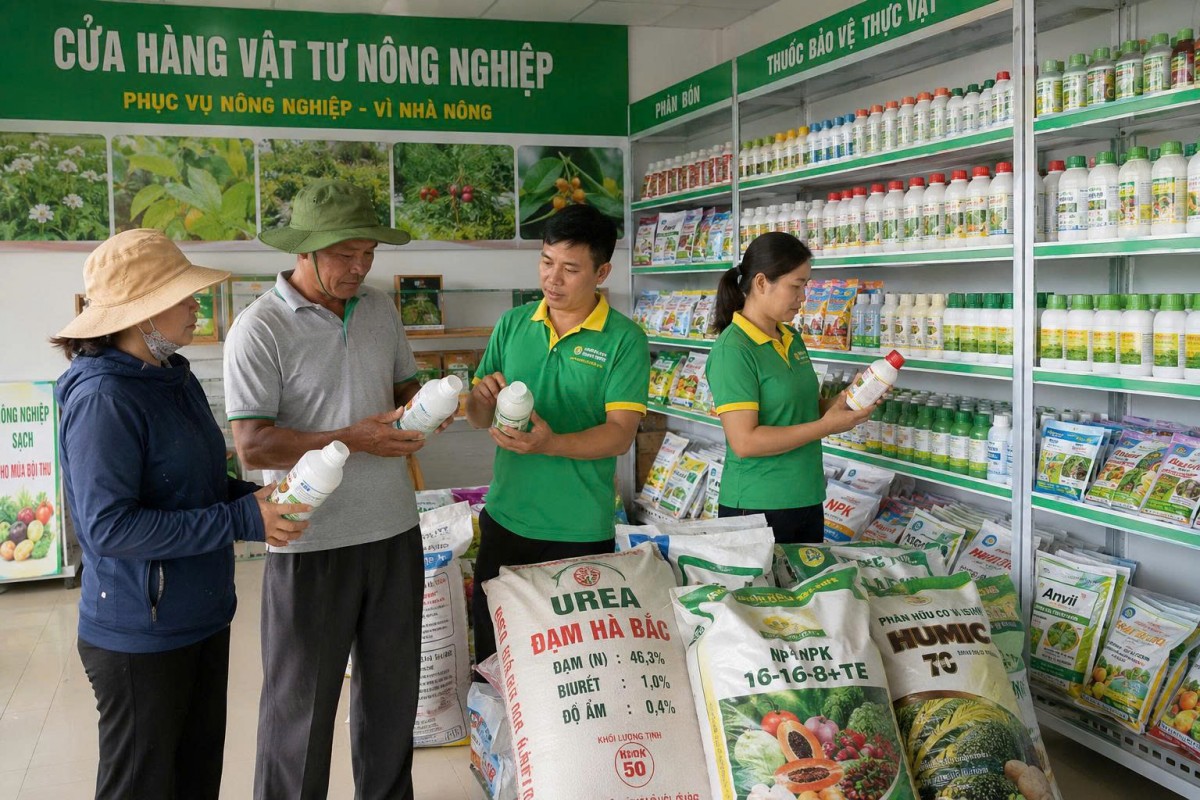 Tăng cường cung ứng vật tư nông nghiệp chất lượng cho người dân