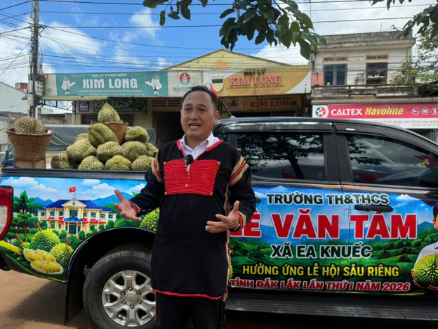 Ea Knuếc lan tỏa giá trị Lễ hội Sầu riêng Đắk Lắk kết nối văn hóa và thương mại