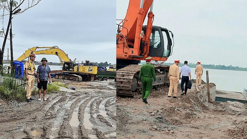 Hưng Yên: Kiểm tra các điểm xung yếu trên sông Luộc trước mùa mưa lũ