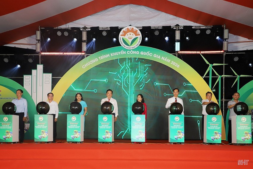 Hà Tĩnh: Khai mạc Hội chợ sản phẩm công nghiệp nông thôn tiêu biểu miền Trung - Tây Nguyên 2026