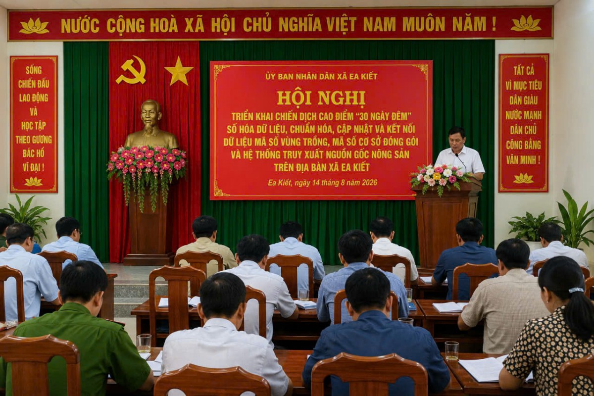 Ea Kiết thành lập Ban Chỉ đạo triển khai Chiến dịch “30 ngày đêm” số hóa dữ liệu sầu riêng
