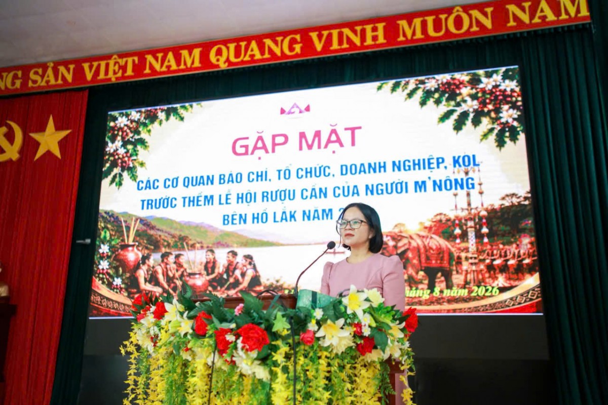 Tổ chức Lễ hội Rượu cần người M’nông tại khu vực bên hồ Lắk năm 2026