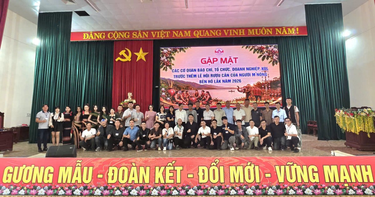 Tổ chức Lễ hội Rượu cần người M’nông tại khu vực bên hồ Lắk năm 2026