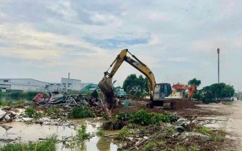 Xã Nguyễn Lương Bằng (Hải Phòng): Cưỡng chế, khôi phục tình trạng ban đầu diện tích hơn 2.300m² đất bị chiếm dụng