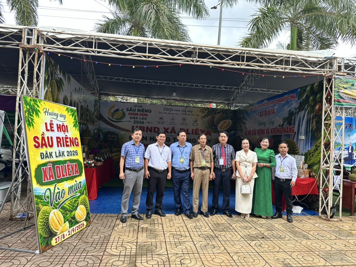 Xã Krông Năng rộn ràng hòa nhịp cùng Lễ hội sầu riêng Đắk Lắk 2026 Xã Krông Năng rộn ràng hòa nhịp cùng Lễ hội sầu riêng Đắk Lắk 2026