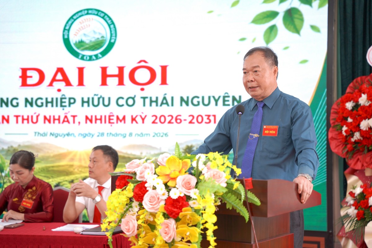GS.TS. Đào Thanh Vân được tín nhiệm bầu giữ chức Chủ tịch Hội Nông nghiệp hữu cơ Thái Nguyên nhiệm kỳ 2026 - 2031.