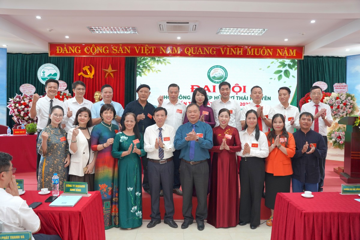 Ban Chấp hành Hội Nông nghiệp hữu cơ Thái Nguyên khóa I, nhiệm kỳ 2026 - 2031 ra mắt Đại hội.