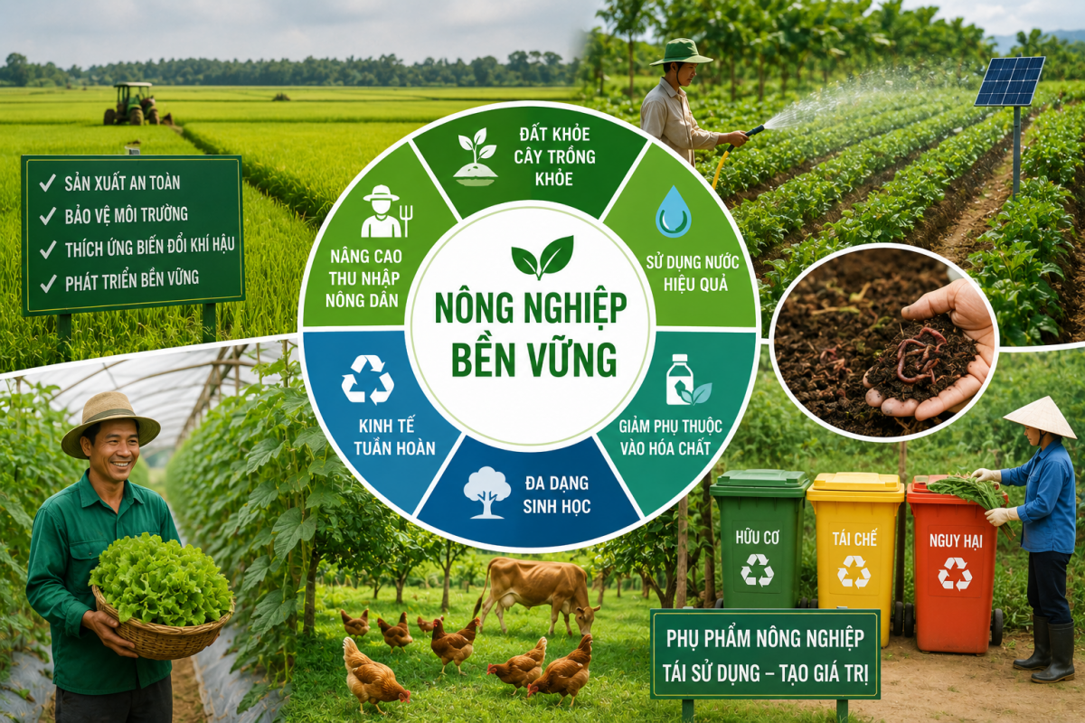 Cốt lõi của phát triển bền vững trong nông nghiệp
