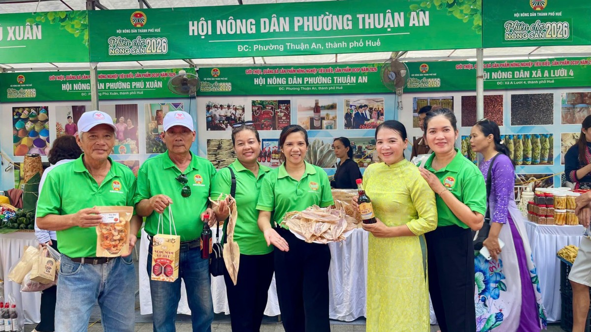 Phiên chợ nông sản Huế 2026 - Mở rộng kết nối, nâng tầm sản phẩm