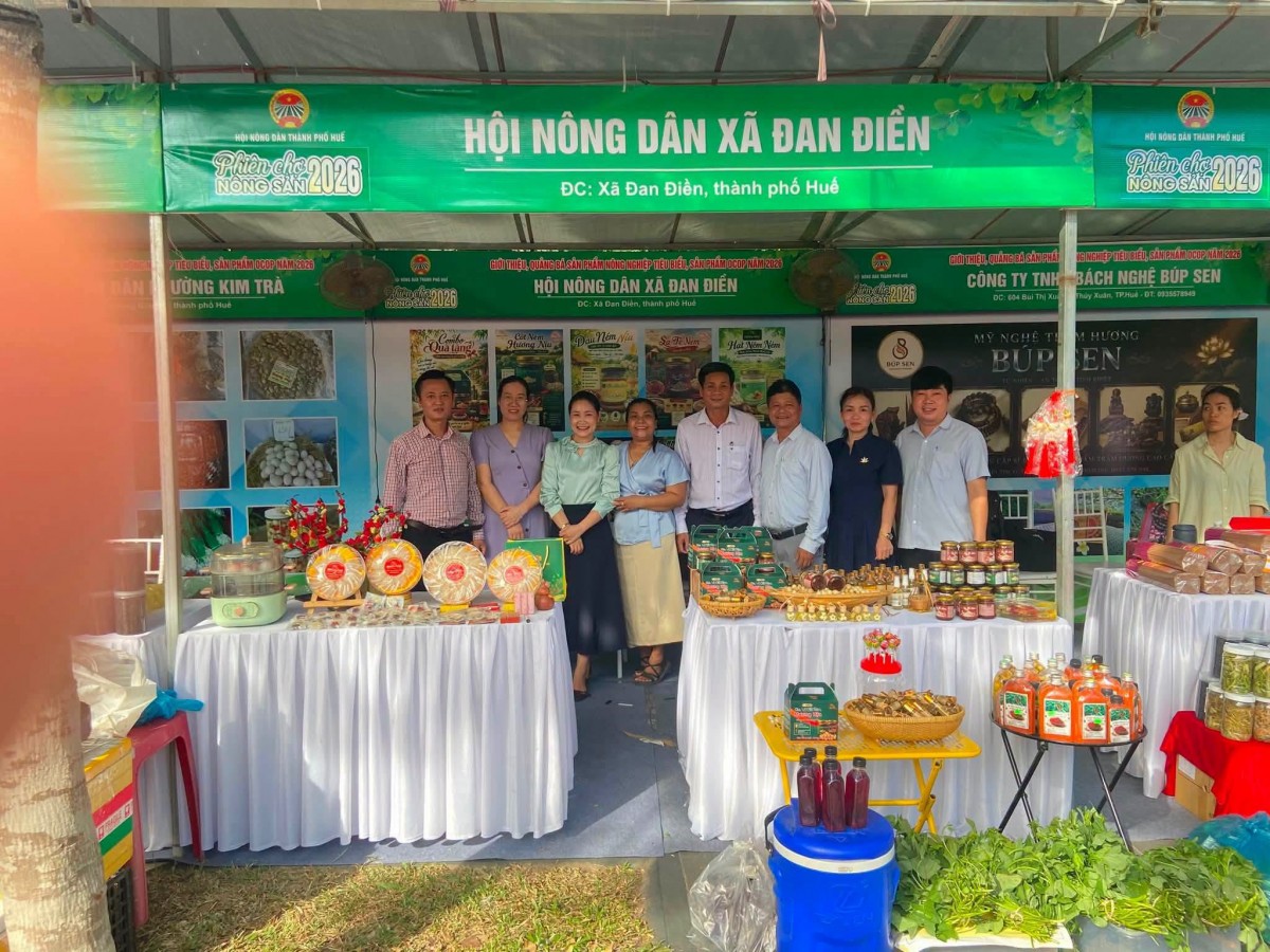 Phiên chợ nông sản Huế 2026 - Mở rộng kết nối, nâng tầm sản phẩm