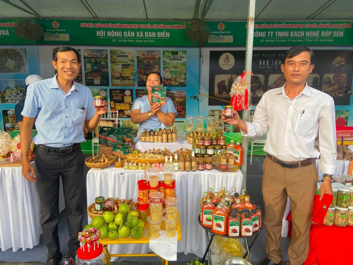 Phiên chợ nông sản Huế 2026 - Mở rộng kết nối, nâng tầm sản phẩm