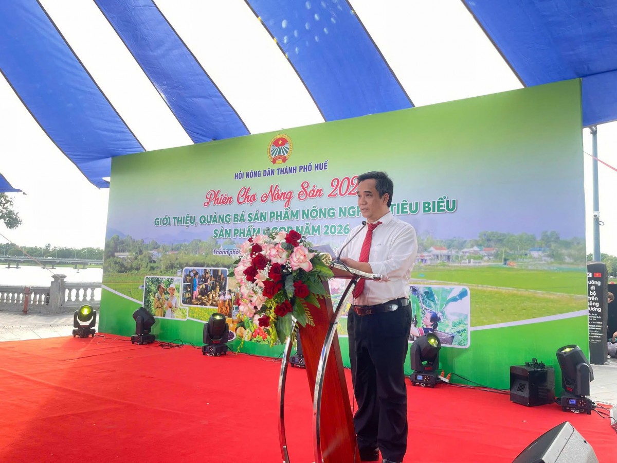 Phiên chợ nông sản Huế 2026 - Mở rộng kết nối, nâng tầm sản phẩm Phiên chợ nông sản Huế 2026 - Mở rộng kết nối, nâng tầm sản phẩm