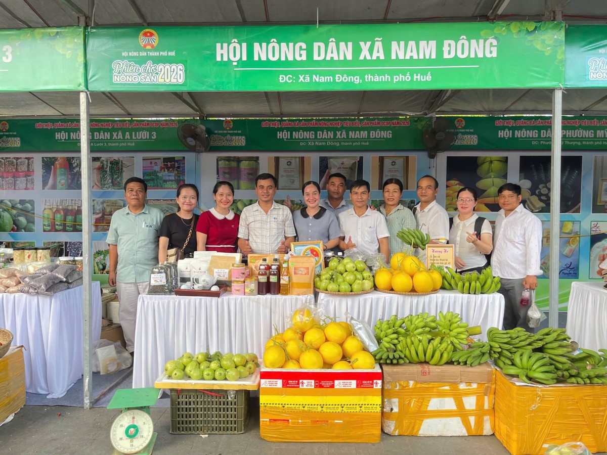 Phiên chợ nông sản Huế 2026 - Mở rộng kết nối, nâng tầm sản phẩm
