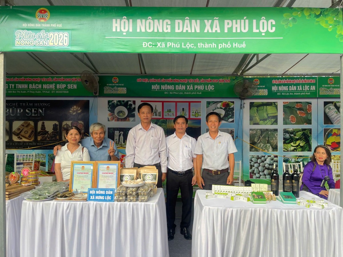 Phiên chợ nông sản Huế 2026 - Mở rộng kết nối, nâng tầm sản phẩm