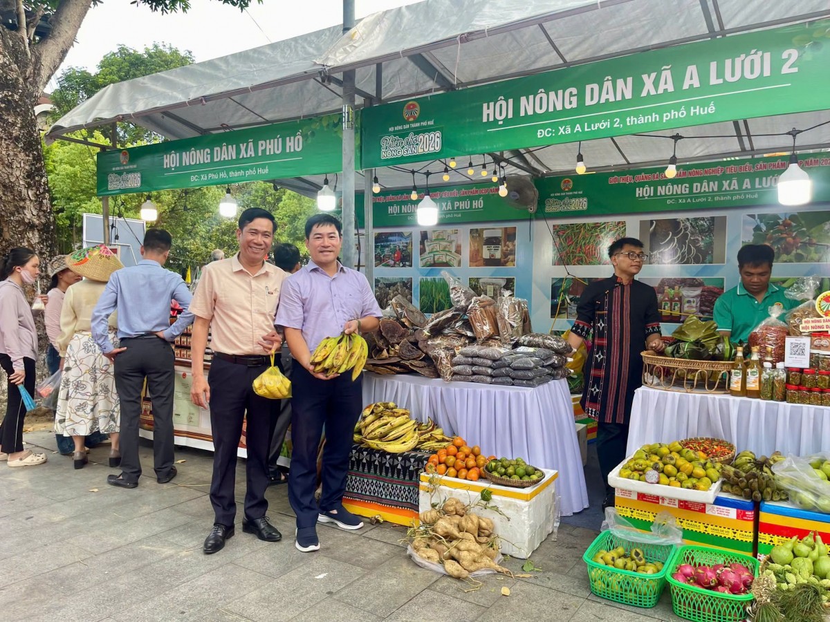 Phiên chợ nông sản Huế 2026 - Mở rộng kết nối, nâng tầm sản phẩm