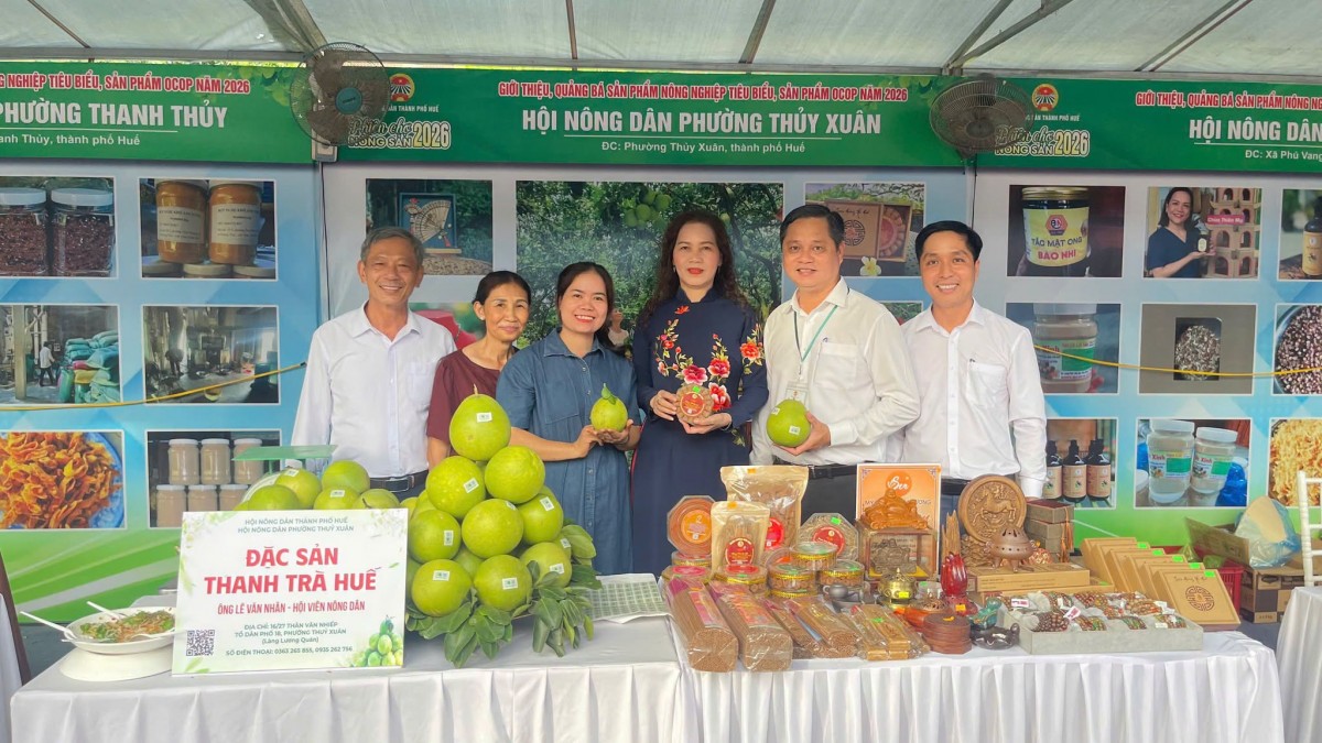 Phiên chợ nông sản Huế 2026 - Mở rộng kết nối, nâng tầm sản phẩm