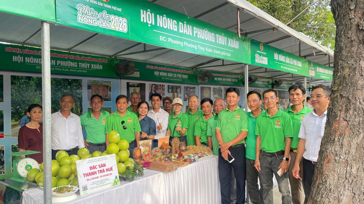 Phiên chợ nông sản Huế 2026 - Mở rộng kết nối, nâng tầm sản phẩm