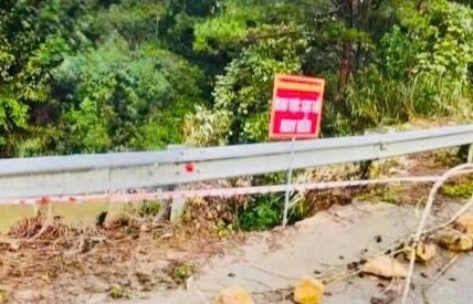 Mưa lớn gây sạt lở tại nhiều khu vực ở Lâm Đồng
