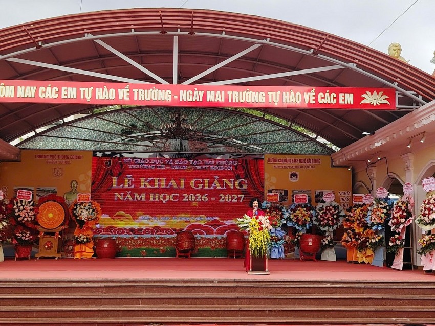 Hải Phòng rộn ràng khai giảng năm học mới 2026-2027