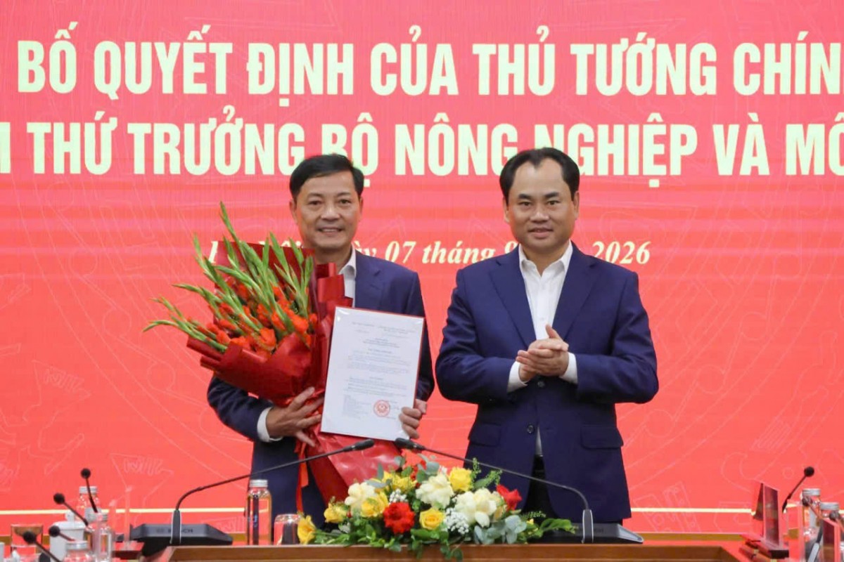 Bổ nhiệm ông Lê Trọng Yên giữ chức Thứ trưởng Bộ Nông nghiệp và Môi trường