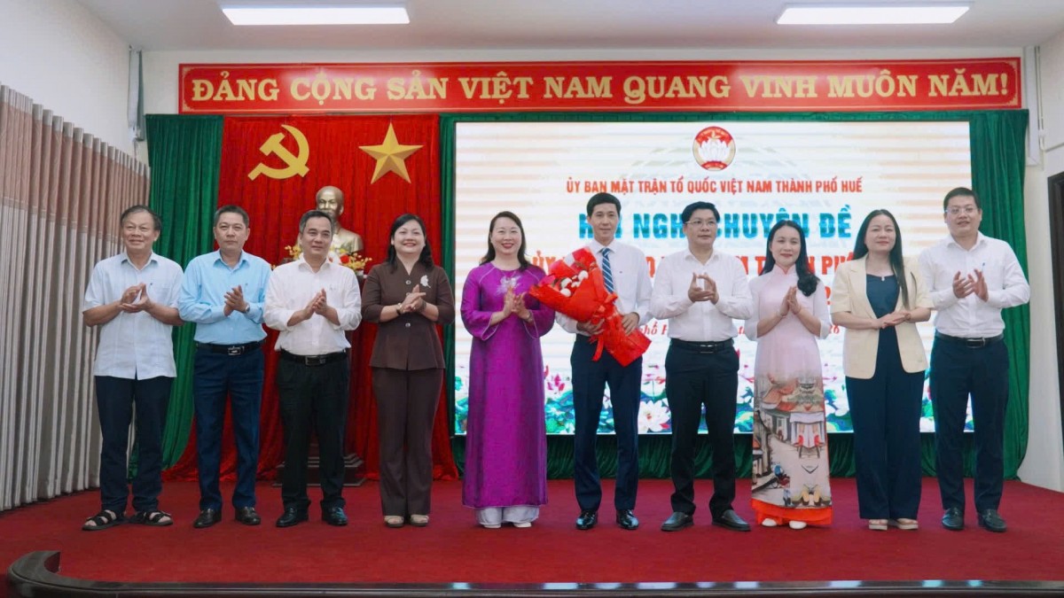 Ông Nguyễn Duy Cường giữ chức Phó Chủ tịch Ủy ban MTTQ thành phố Huế