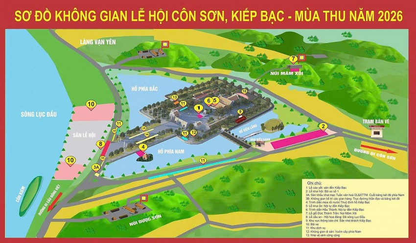 Lễ hội Côn Sơn, Kiếp Bạc – mùa Thu năm 2026: Đổi mới để lan tỏa giá trị di sản
