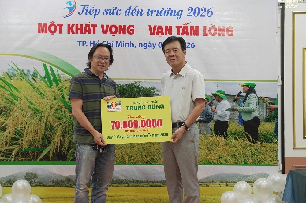Một khát vọng - Vạn tấm lòng: Bình Điền tiếp tục trao 5 tỷ đồng “Tiếp sức đến trường” năm 2026