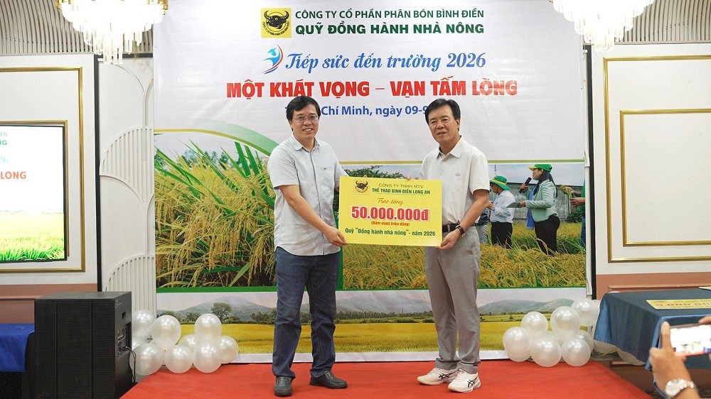 Một khát vọng - Vạn tấm lòng: Bình Điền tiếp tục trao 5 tỷ đồng “Tiếp sức đến trường” năm 2026