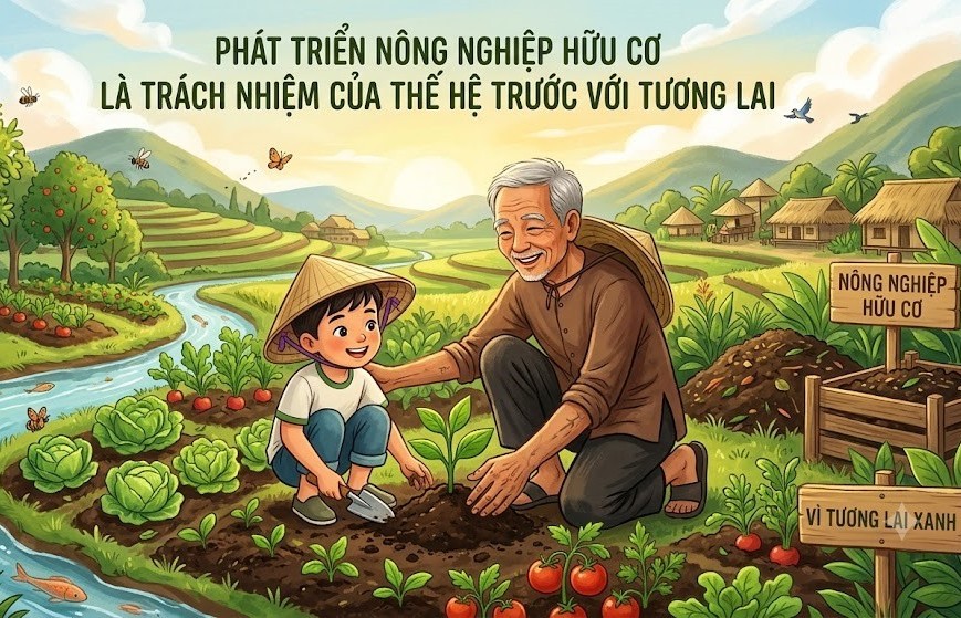phat trien nong nghiep huu co la trach nhiem cua the he truoc voi tuong lai