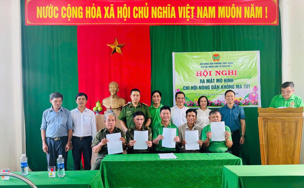 Tp. Huế: Từ mỗi gia đình nông dân đến xây dựng cộng đồng không ma túy