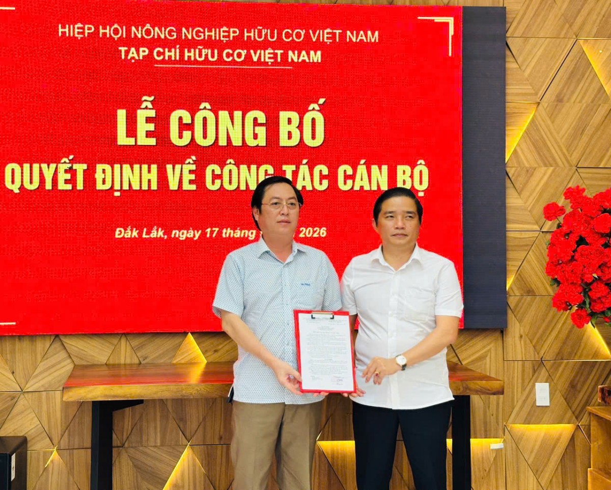 Tạp chí Hữu Cơ Việt Nam bổ nhiệm Trưởng Ban Kinh tế phụ trách Nhóm phóng viên Tây Nguyên