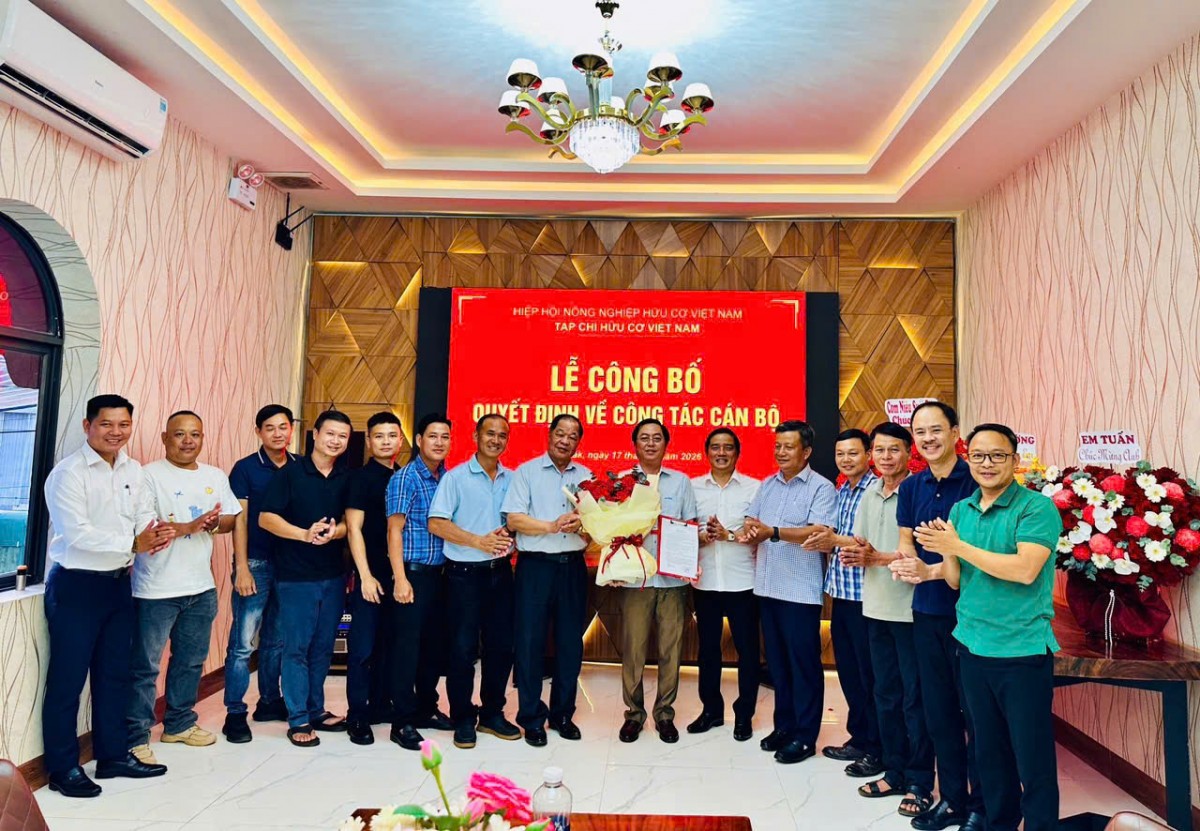 Tạp chí Hữu Cơ Việt Nam bổ nhiệm Trưởng Ban Kinh tế phụ trách Nhóm phóng viên Tây Nguyên