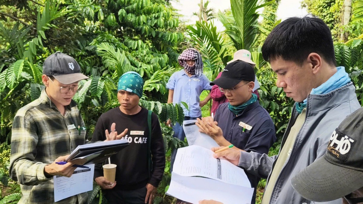 Tập huấn lớp trồng cà phê nông lâm kết hợp và chuyển đổi trang trại theo bộ tiêu chuẩn Hữu cơ Naturland