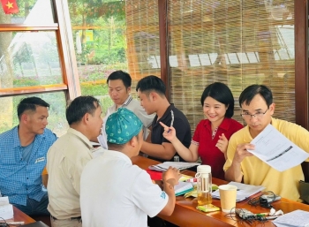 Tập huấn lớp trồng cà phê nông lâm kết hợp và chuyển đổi trang trại theo bộ tiêu chuẩn Hữu cơ Naturland