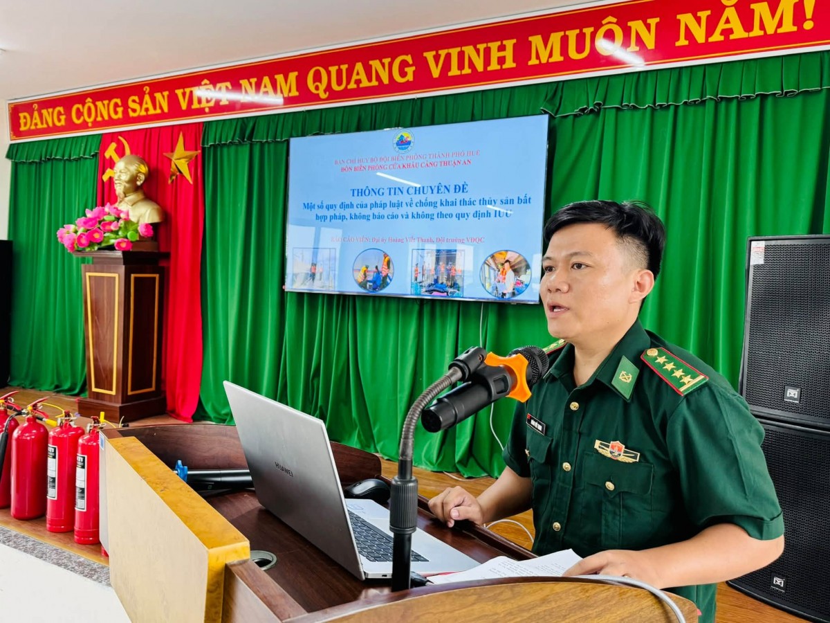 Tp. Huế: Phường Thuận An tăng cường chống khai thác IUU, bảo đảm an toàn tàu cá