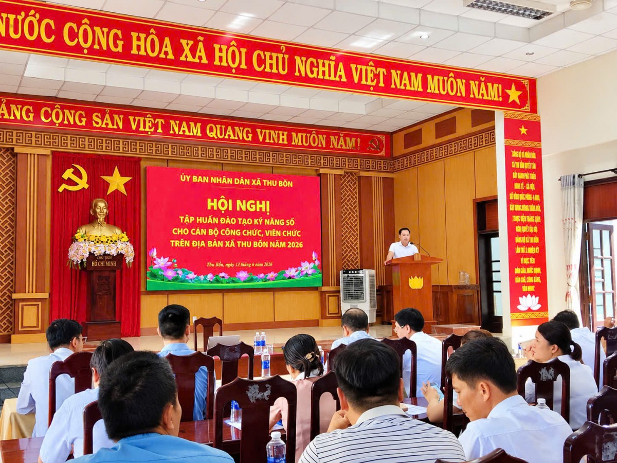 Đà Nẵng: Xã Thu Bồn tăng tốc chuyển đổi số từ cơ sở