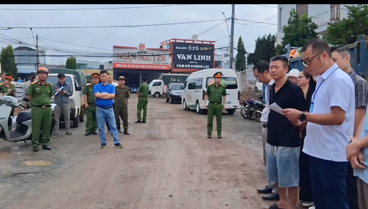 Đắk Lắk cưỡng chế và thu hồi đất để thực hiện dự án đường Hùng Vương tại phường Tân Lập