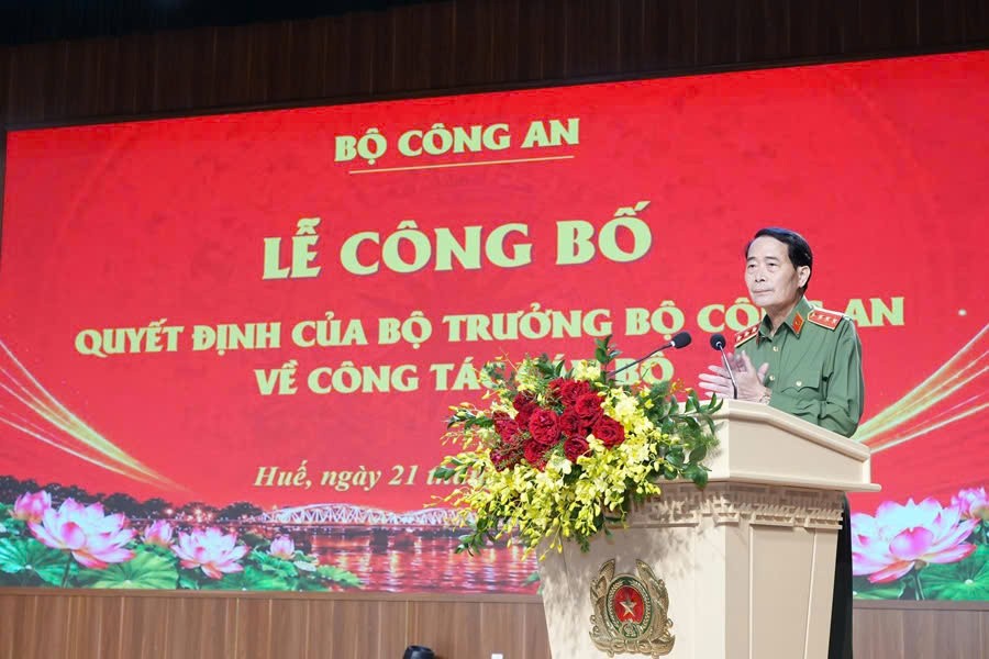 Đại tá Nguyễn Đình Dương được bổ nhiệm giữ chức Giám đốc Công an thành phố Huế