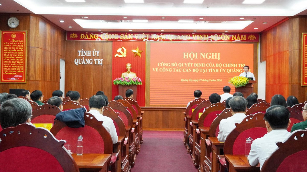Ông Vương Quốc Tuấn giữ chức Bí thư Tỉnh ủy Quảng Trị nhiệm kỳ 2025-2030