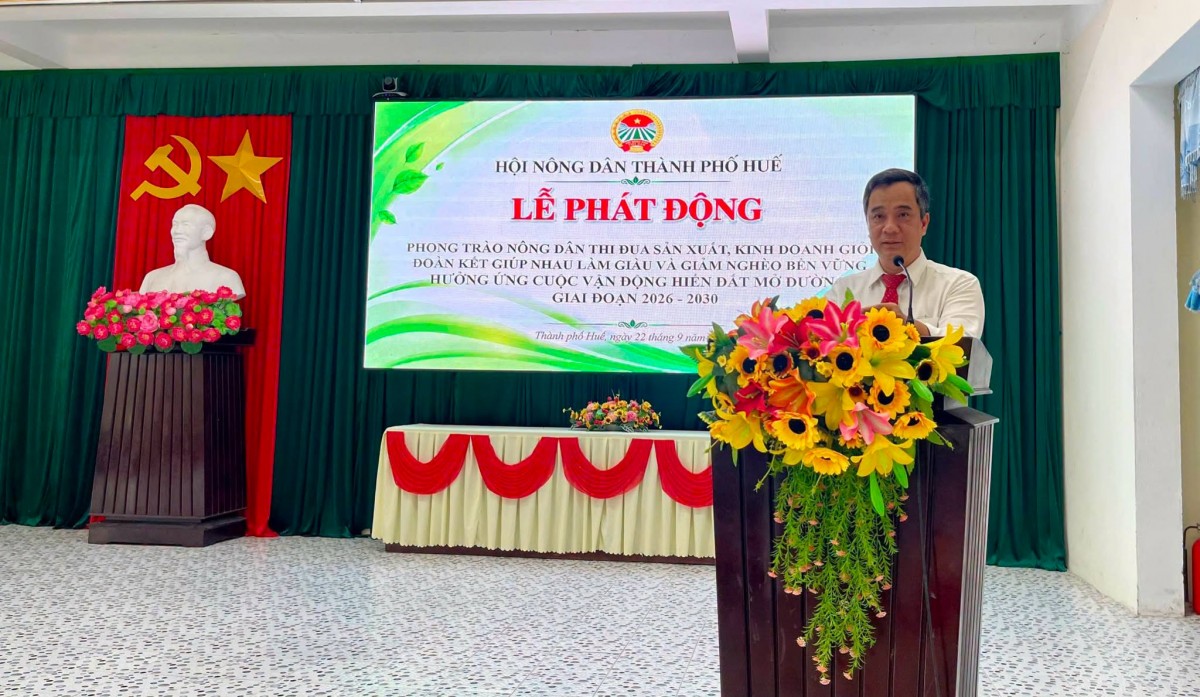 Nông dân thành phố Huế thi đua sản xuất giỏi, chung sức giảm nghèo bền vững