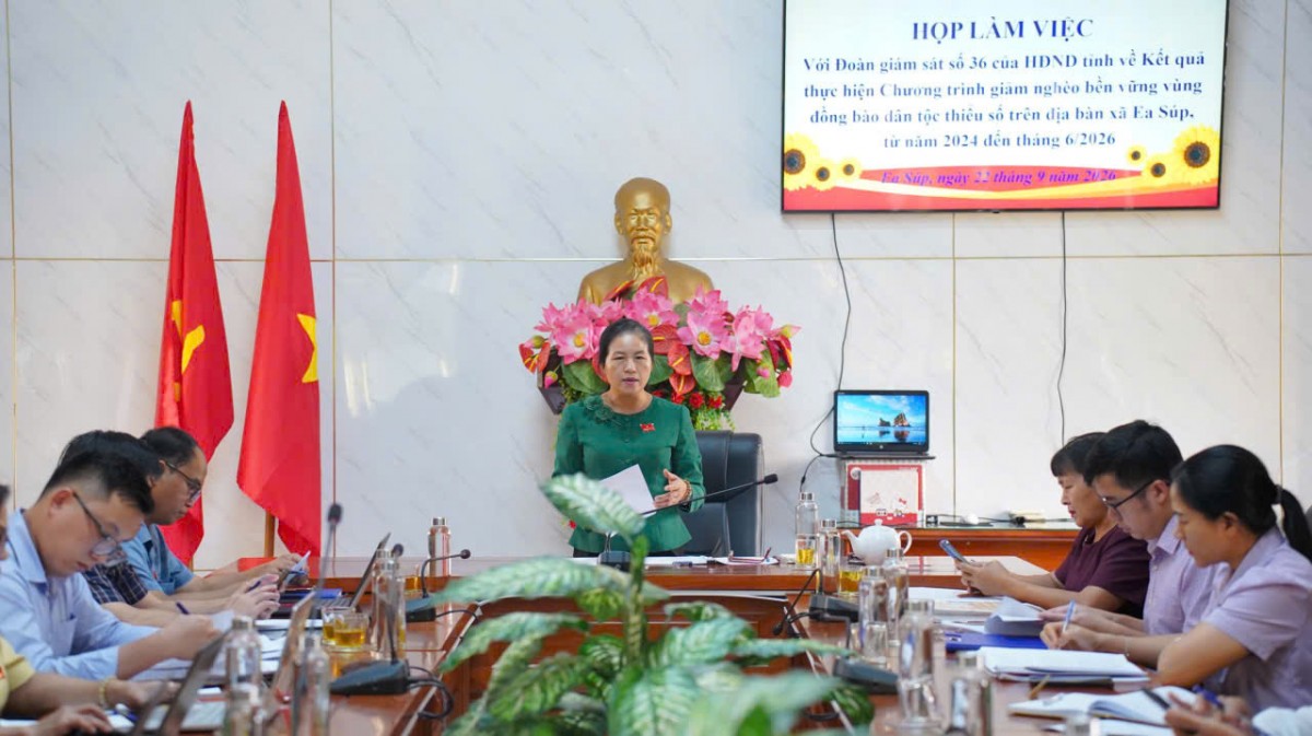Đắk Lắk: Giám sát giảm nghèo bền vững của vùng đồng bào dân tộc thiểu số tại xã Ea Súp
