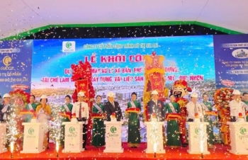 Khởi công nhà máy tái chế phế thải xây dựng công suất 480 tấn cho mỗi ngày tại Quy Nhơn