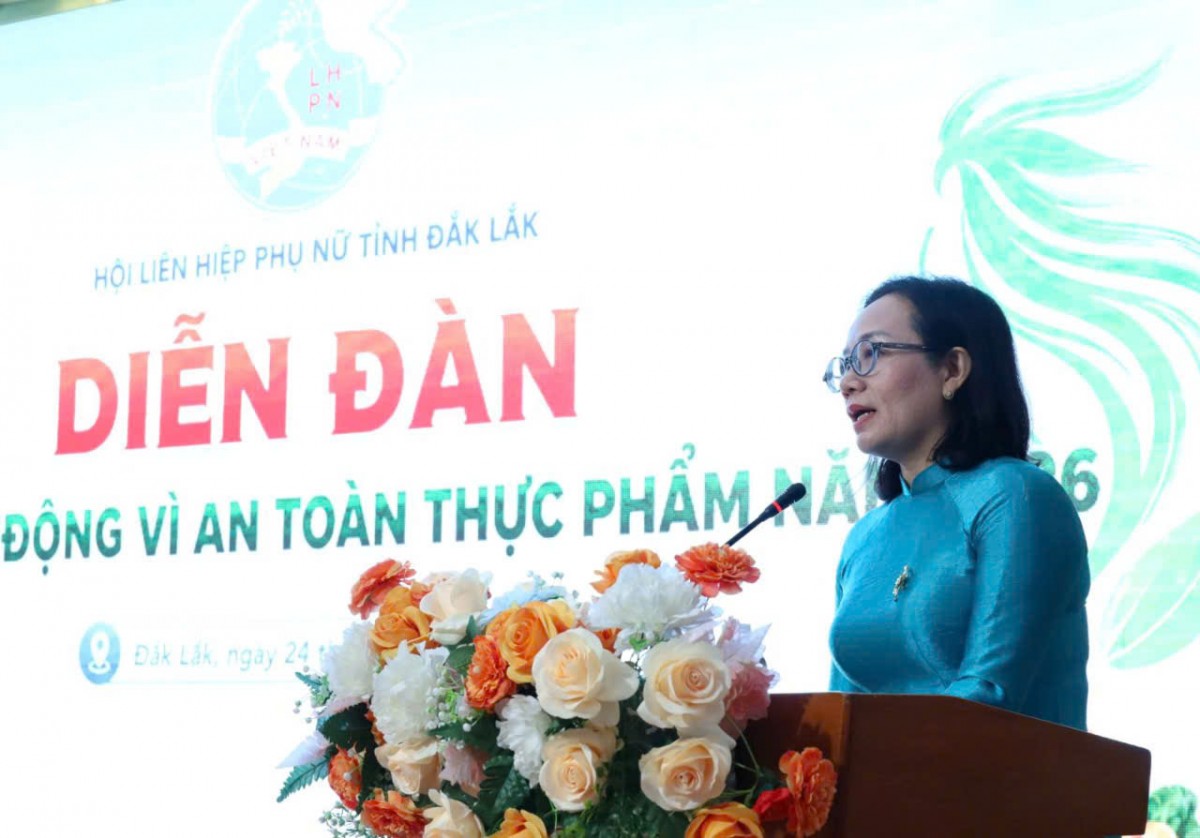 Đắk Lắk phát huy vai trò phụ nữ, cùng chung tay hành động vì an toàn thực phẩm năm 2026