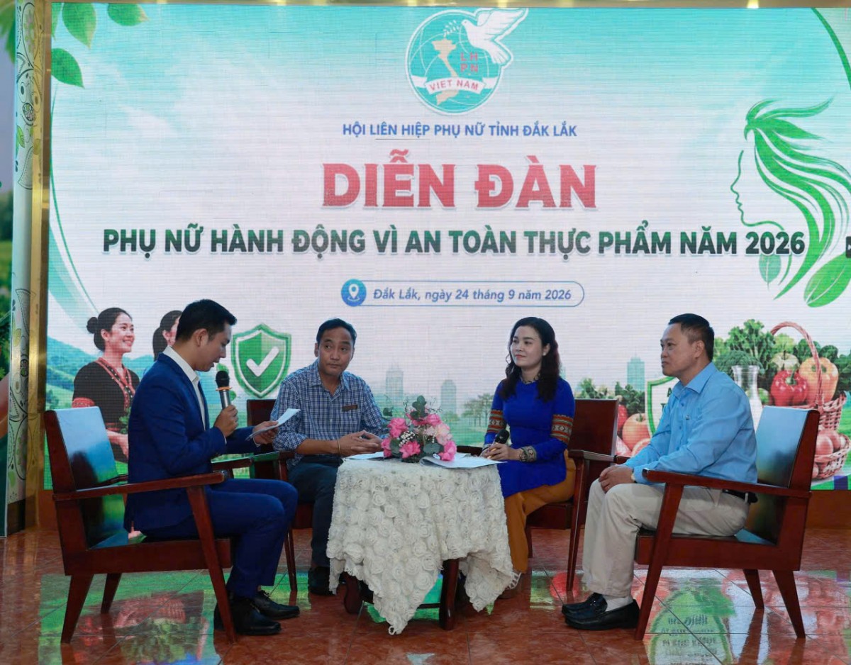 Đắk Lắk phát huy vai trò phụ nữ, cùng chung tay hành động vì an toàn thực phẩm năm 2026