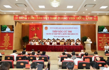Thủ tướng Lê Minh Hưng tiếp xúc cử tri Hải Phòng trước Kỳ họp thứ 2, Quốc hội khóa XVI