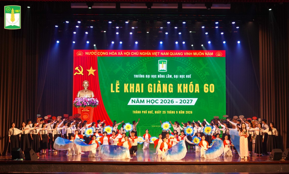 ĐH Nông Lâm - ĐH Huế tiếp sức sinh viên, hướng tới phát triển bền vững
