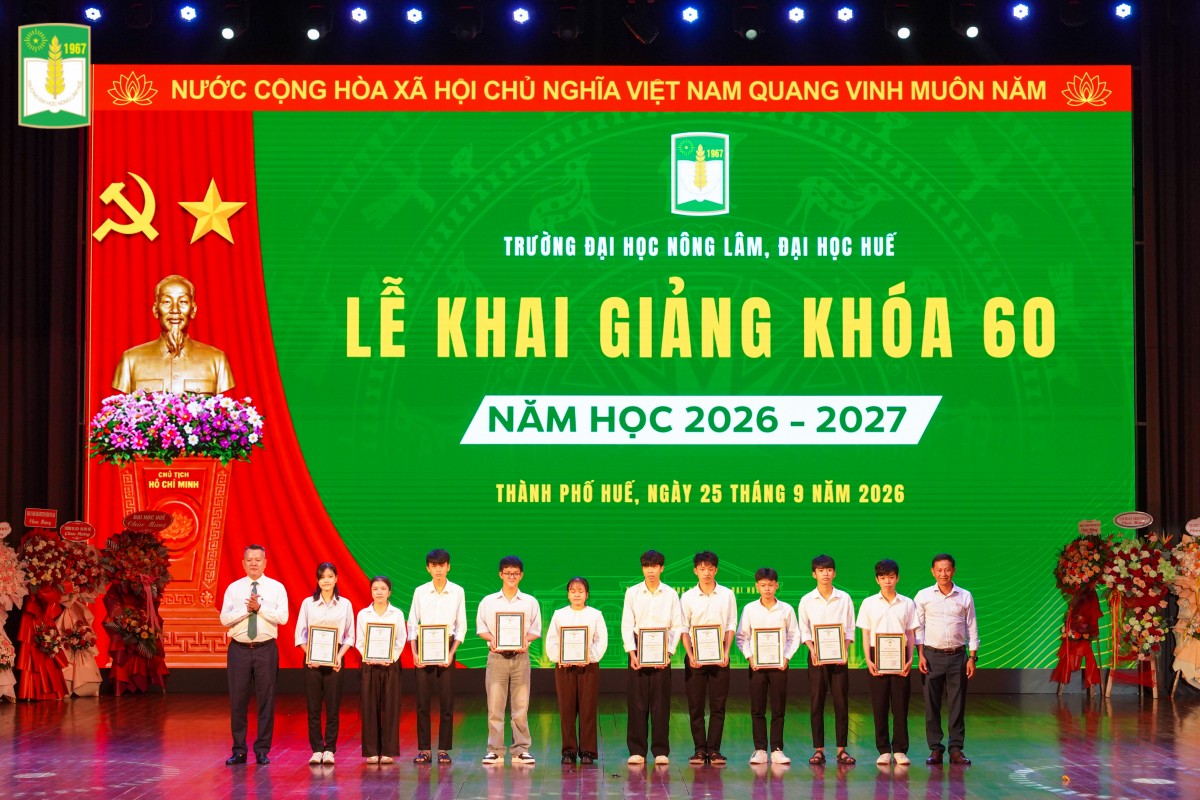 ĐH Nông Lâm - ĐH Huế tiếp sức sinh viên, hướng tới phát triển bền vững